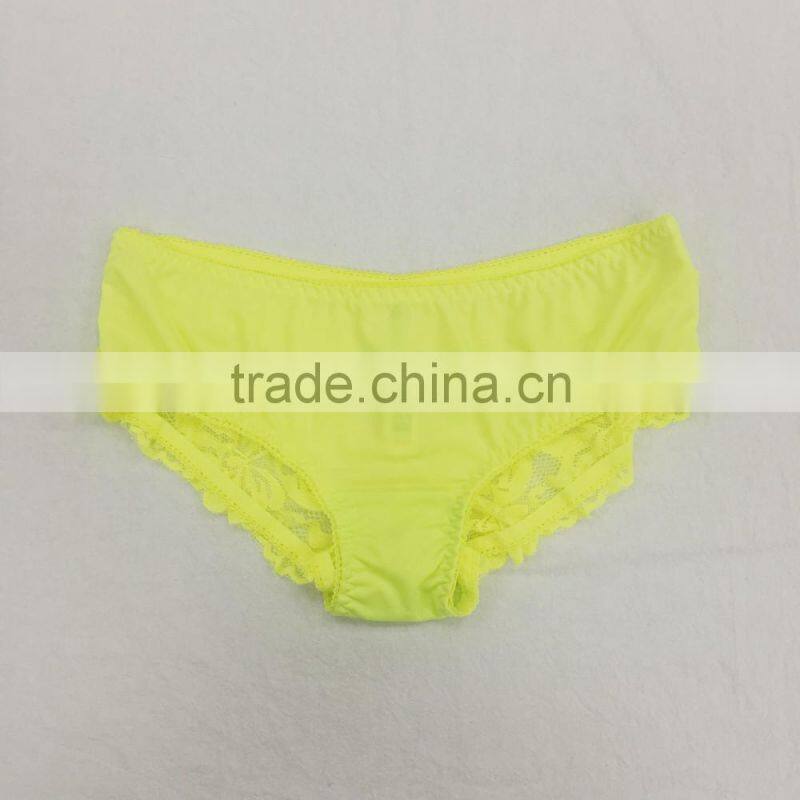 OEM Female Sexy Images Panti See Through Basic Lace Brief Direct Factory