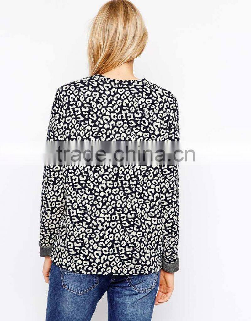 Maternity Sweatshirt in Super Soft Animal Print China products