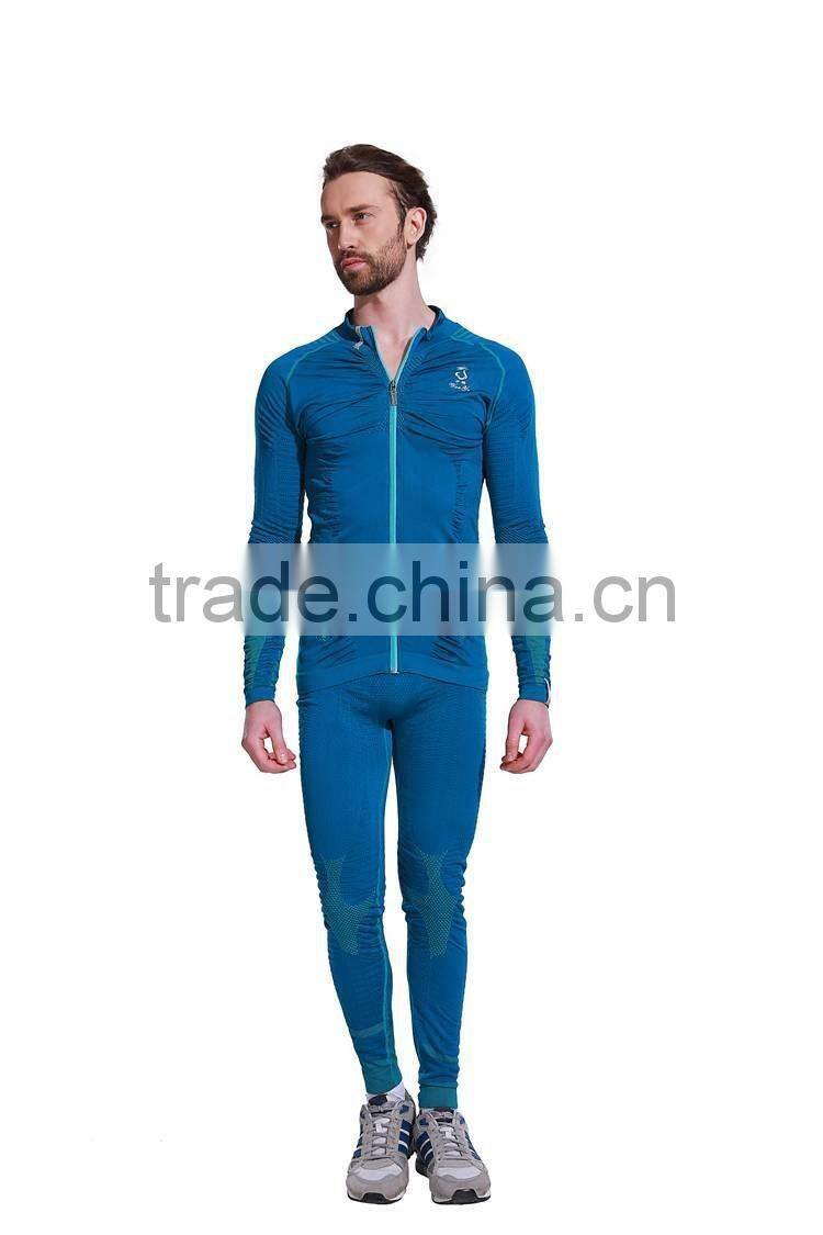 Seamless splicing fleece sweatshirts fabric fashion sweatshirt for men