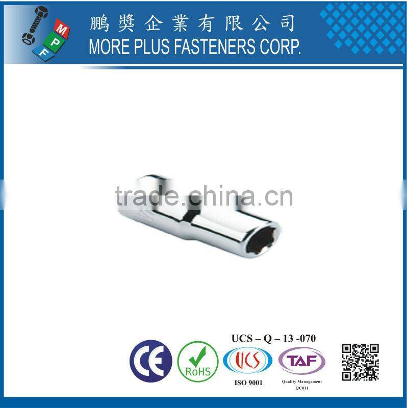 Made In Taiwan 1/4" SQ DRIVE SOCKETS FOR SAE SHEET METAL SCREWS WITHOUT MAGNETIC