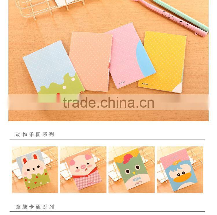 Cartoon notebook recycled sewing journal exercise notebook for students