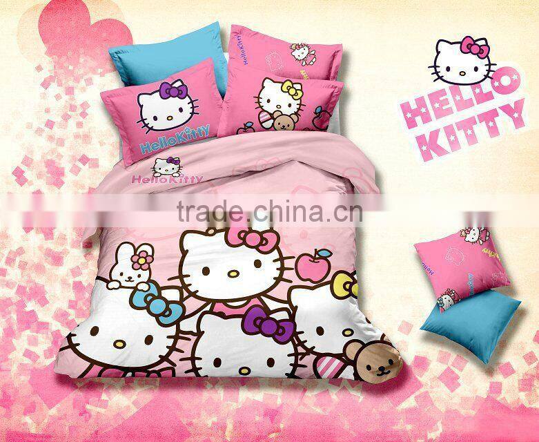 Lovely cartoon bedding set for children wholesale