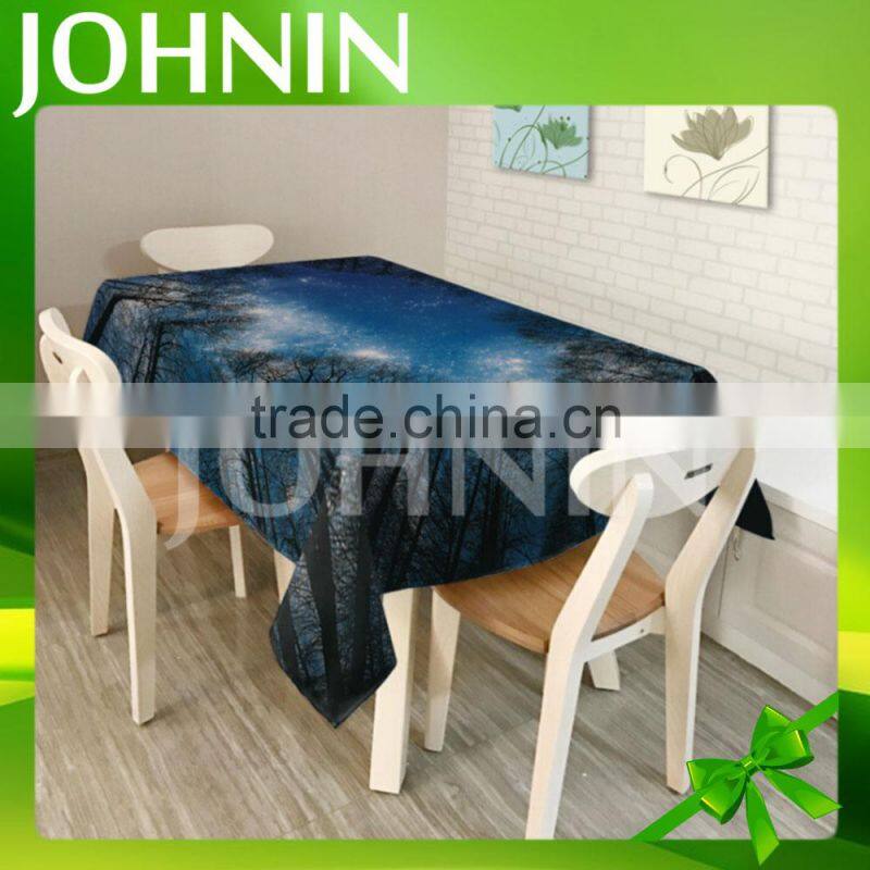 Wholesale OEM factory wedding party counter table cloth polyester