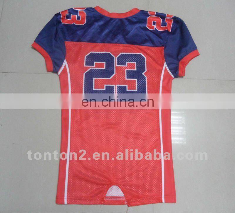 American Football Jerseys with Sublimated Designs