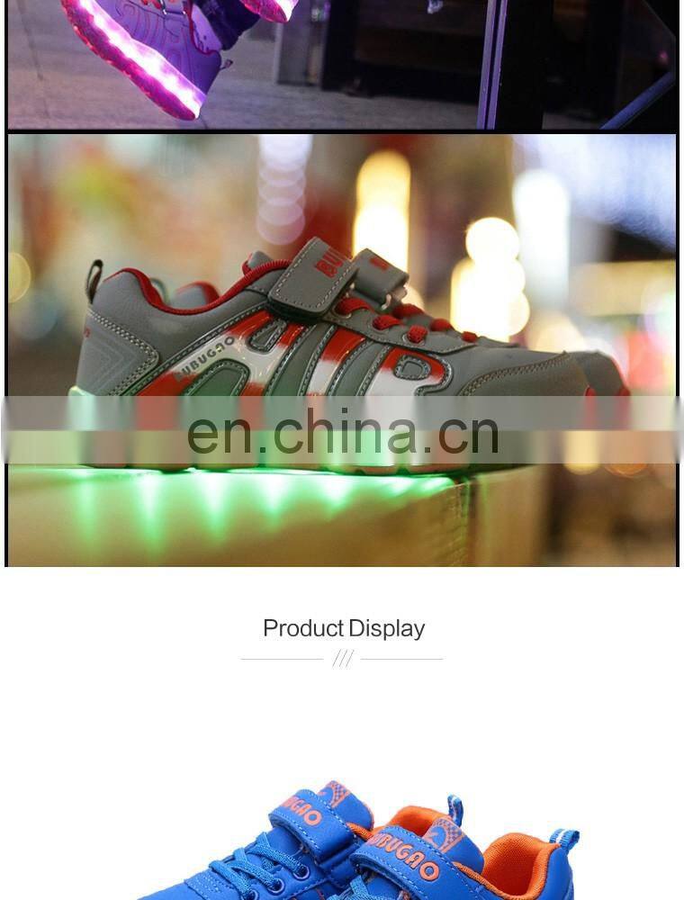 Latest AIR Led light up shoes Children kids led shoes sneakers Wholesale footwear