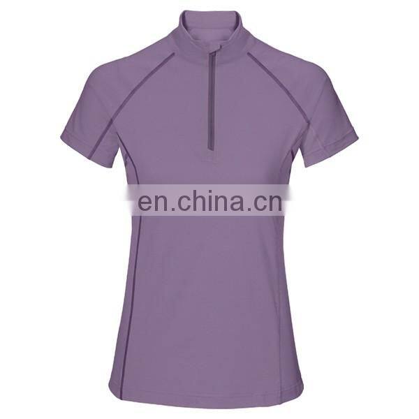 2016 custom new design stand-up collar tshirt