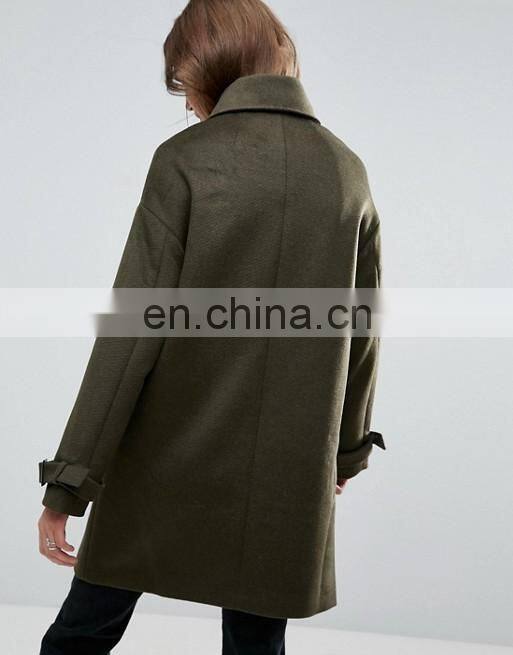 High-grade Women Long Wool Women Overcoat Paragraph Dust Coat