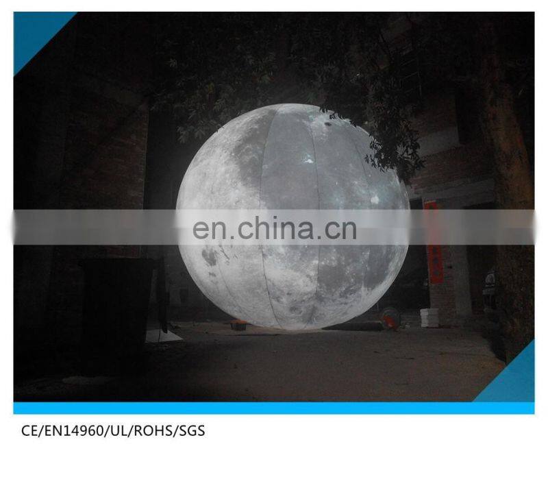 hot sale china middle autumn day decoration led inflatable moon ball