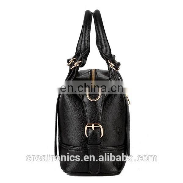 CR Europe market expert recommend pu material portable long handle red colors new high quality fashion bags ladies handbags 2015