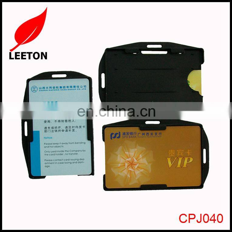 Factory supply two sided rigid badge holder
