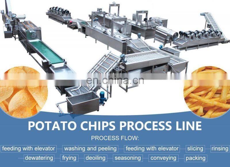 Hot selling Potato Chips Production Line  Automatic Potato Chips Production Line
