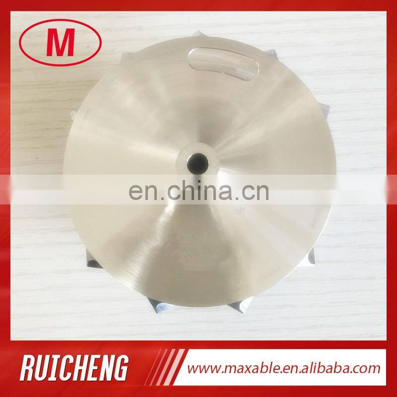 GTX3582 62.45/82.36mm 11+0 blades high performance racing turbocharger Billet/milling/aluminum2618 compressor wheel