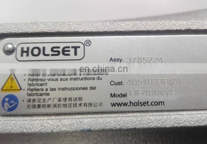 HE400WG turbocharger 3785224 / 4956108 / 4048335 / 4051033