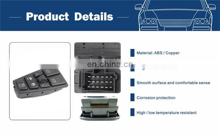 Truck Door Electric Power Window Glass Master Lifter Rearview Mirror Adjustment Switch Used For Volvo FH12 FM VNL 21277587