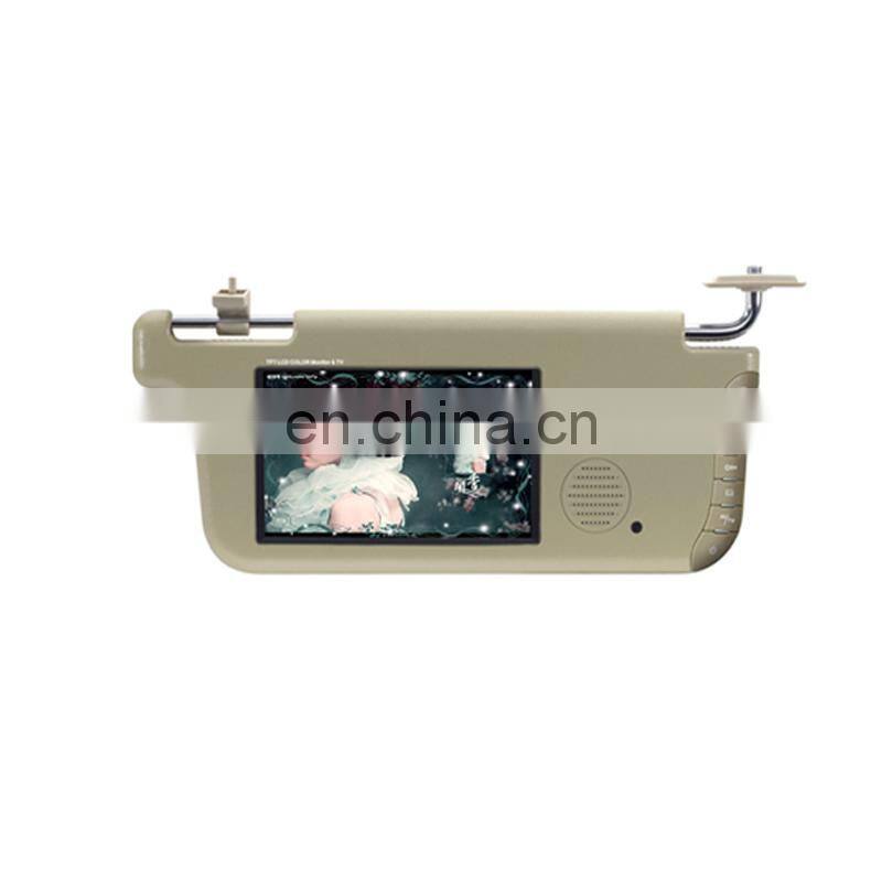 2016 New Hot Selling High Quality 7" Sun visor DVD player