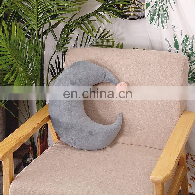 i@home Nordic Star Moon Love Crown Shaped Decorative Crystal Sofa Velvet Cushion Pillow