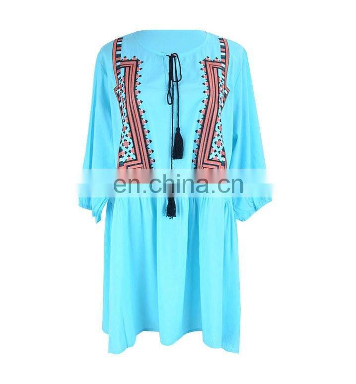 Plus Size Tunic Women Summer Beach Dress Swimwear Cover Up Sexy Cotton Embroidery Bikini Coverup Swim Skirt pareo plage sarongs