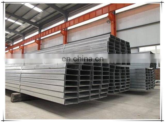 Galvanized Hot Rolled construction material steel U C channel beam