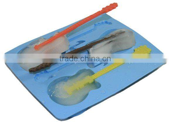poker style 100% food grade Silicone ice tray