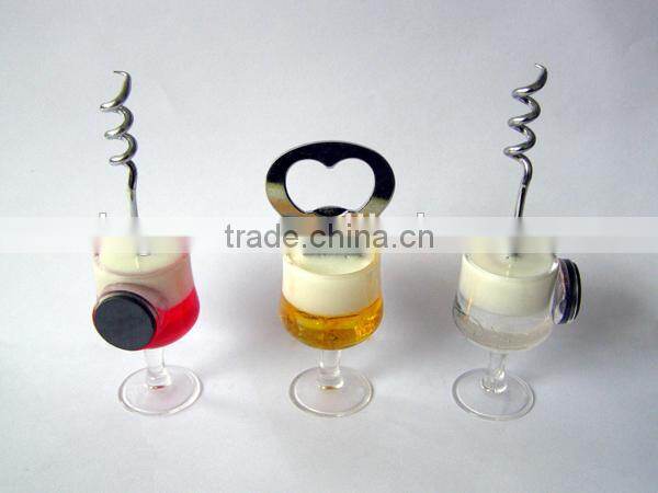 Bulk Bottle Opener, Bottle Shaped Fridge Magnet, Red Wine Bottle Opener