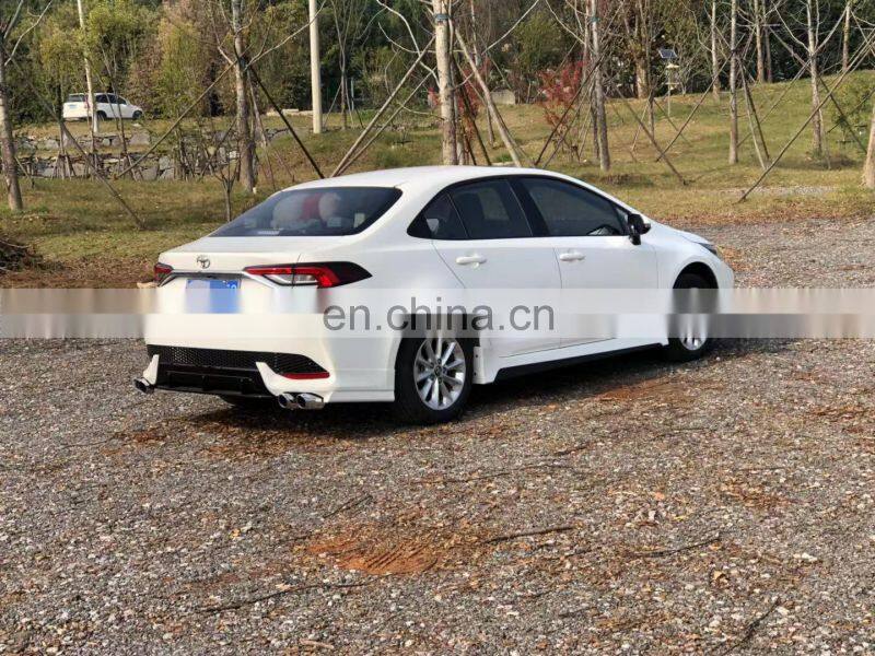AUTO PARTS ABS PLASTIC FRONT AND REAR BODY KIT SIDE SKIRT FENDER FARE FOR 2019 corolla