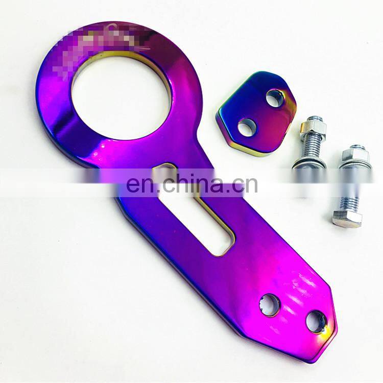 Blue Universal Engine Oil Catch Tank Reservoir Breather Kit Can Tank Aluminum