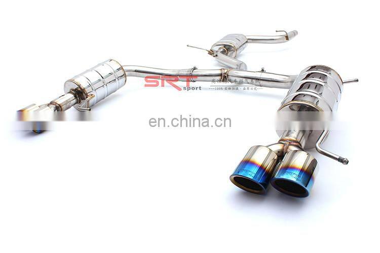 4 exhaust tips for Volkswagen VW Magotan pipe catback with quad double tip