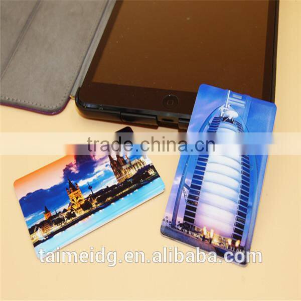 2015 hot sale plastic usb card