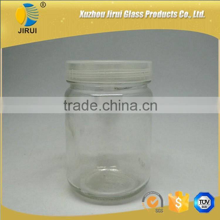 250ml Round Shape Clear Glass Tissue Culture Vessel