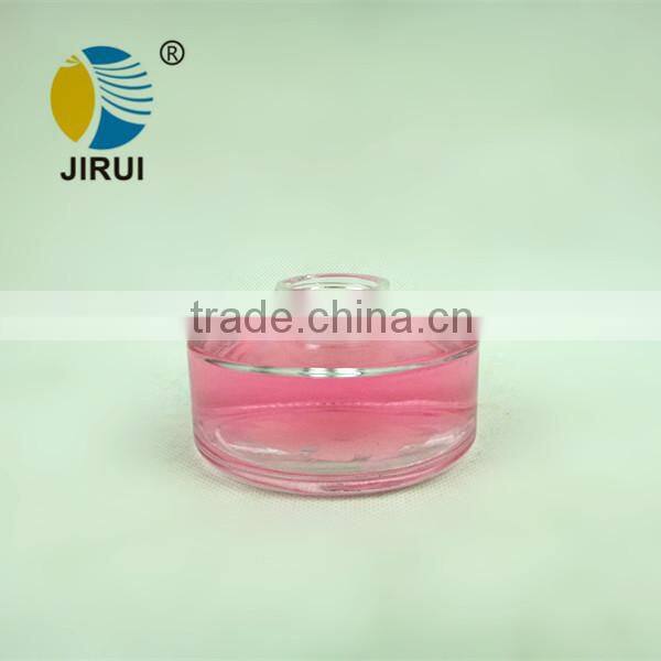 100ml flat round diffuser glass bottle