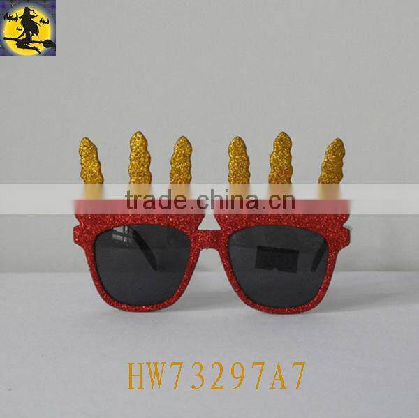 Fashion Funny Happy Birthday Cake Shaped Glasses