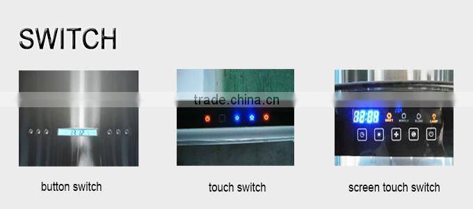 new design tempered glass cooker hood