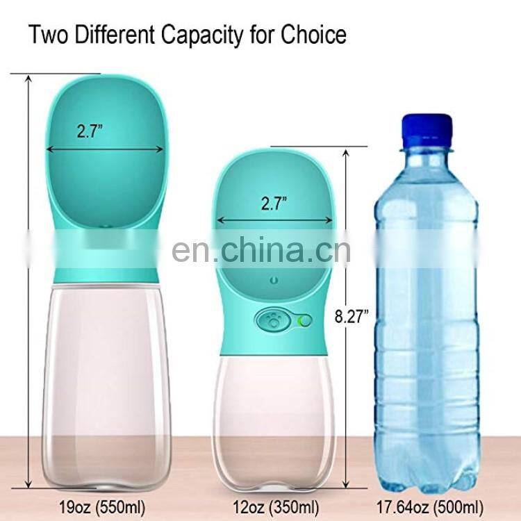 Most Popular 350ml Pet Drink Water Bottle Dog for Travel