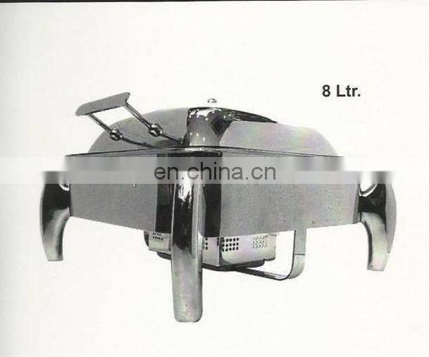 shiny polished chafing dish