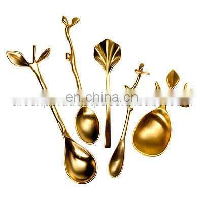 gold plated cutlery set