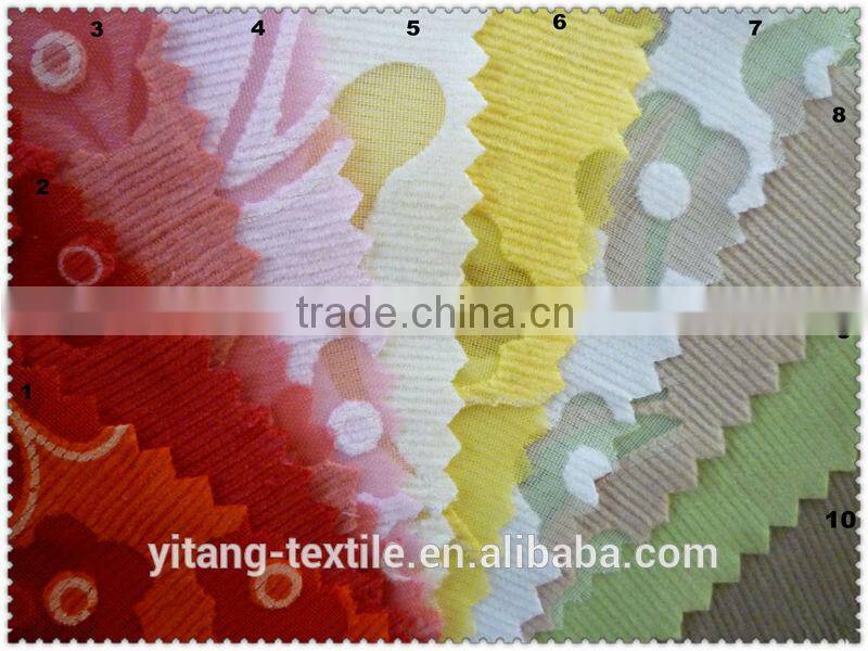 Cotton burn out fabric