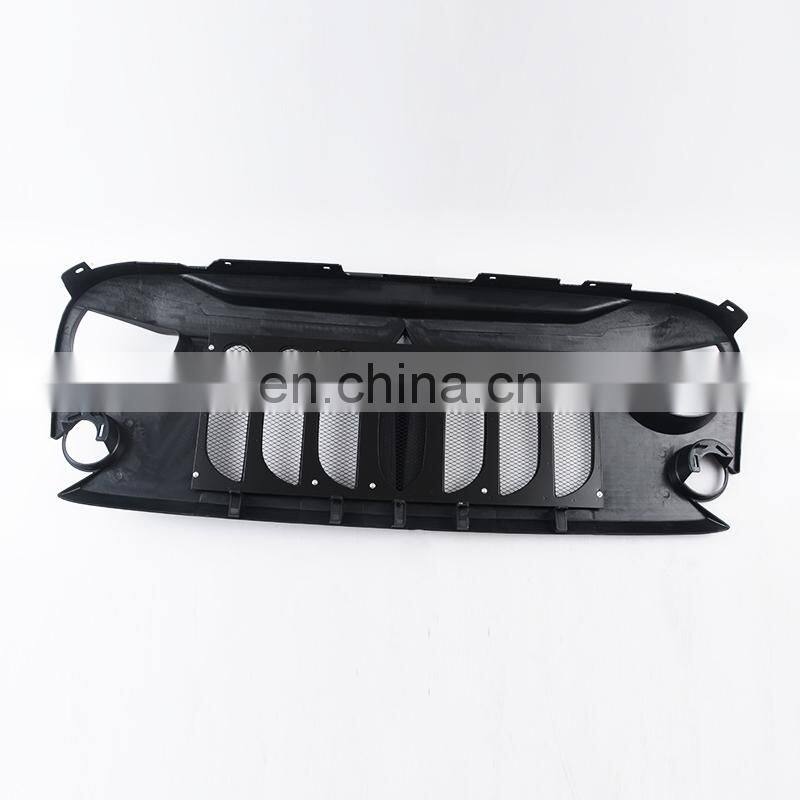 4x4 Auto front grille for Jeep Wrangler JK 07-17 accessories black grille from Maike