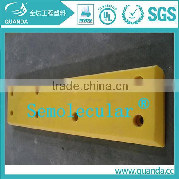 HDPE plastic UHMWPE UPE PE1000 polyethylene sheet/board/part with strong impact resistance