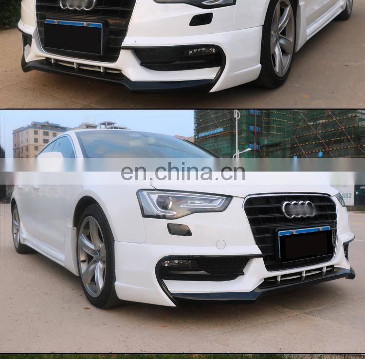 Runde ABS Material Old Audi A5 Four Door Modified Small Bodykit A5 Two Door Front Rear Lip Side Skirt For 2013-2016 Audi A5 bodykit