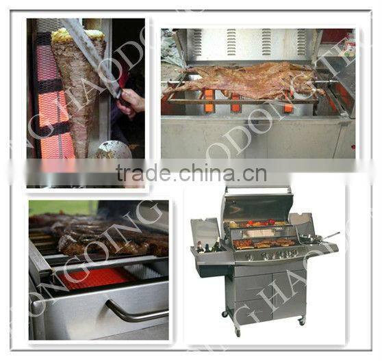 meat roasting /sucking pig roasting machine natural gas burner HD220
