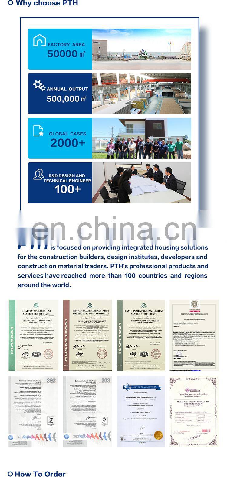 Steel Structure Stable Construction Tunisia Hangar Plane Cargo High Quakeproof Prefabricated House