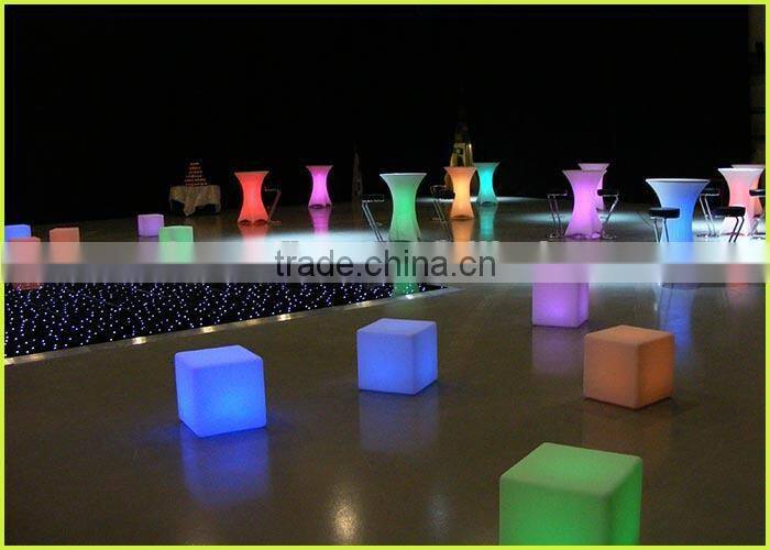 ACS Rechargeable colorful LED chair furniture