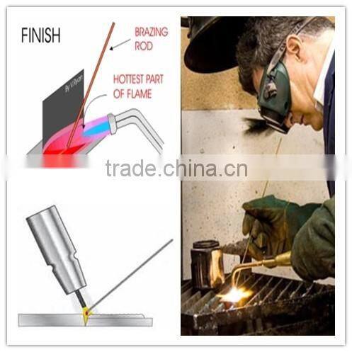 High performance copper and copper alloy welding rod for brazing tungsten carbide