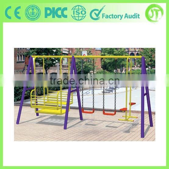 Factory outlets JT-11902B Outdoor multifunction kids garden swing set