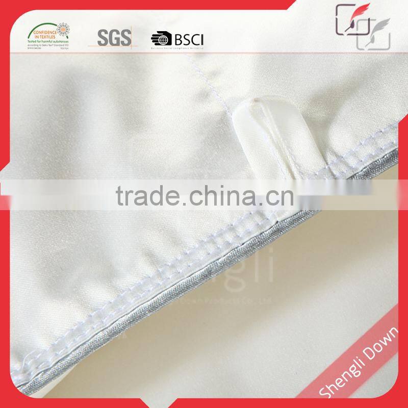 90% Goose down filled cotton comforter, Yellow down comforter