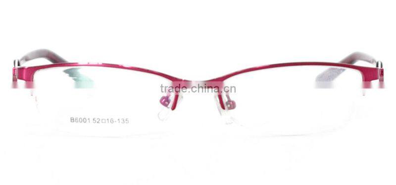Half-rim china wholesale new model optical eyeglasses frame