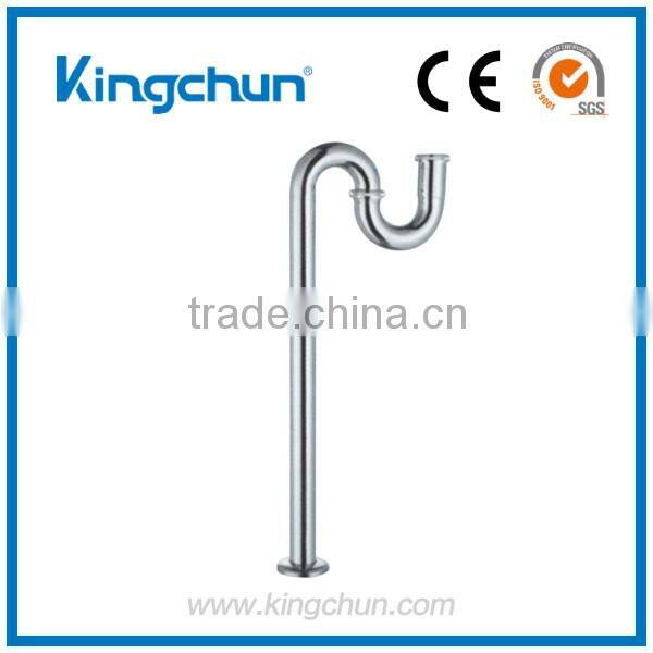 Western Style bottle trap chrome plated basin accessories waste sink p trap(J125-C)