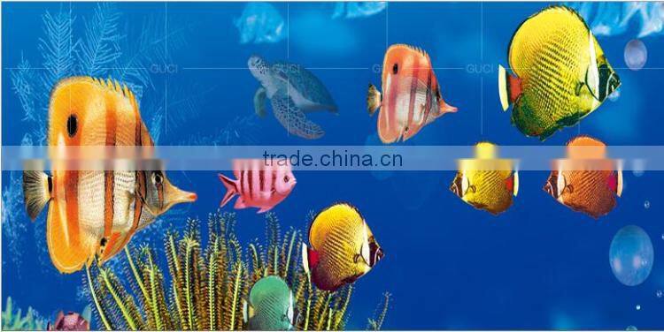 3d glass composited porcelain inkjet cheap floor ceramic texture wall tiles sale