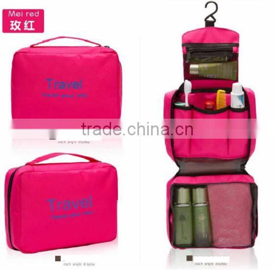 2015 Fashion Makeup Bag Women's Handbag Multifunctional travel cosmetic bag Travel Organizer Bag
