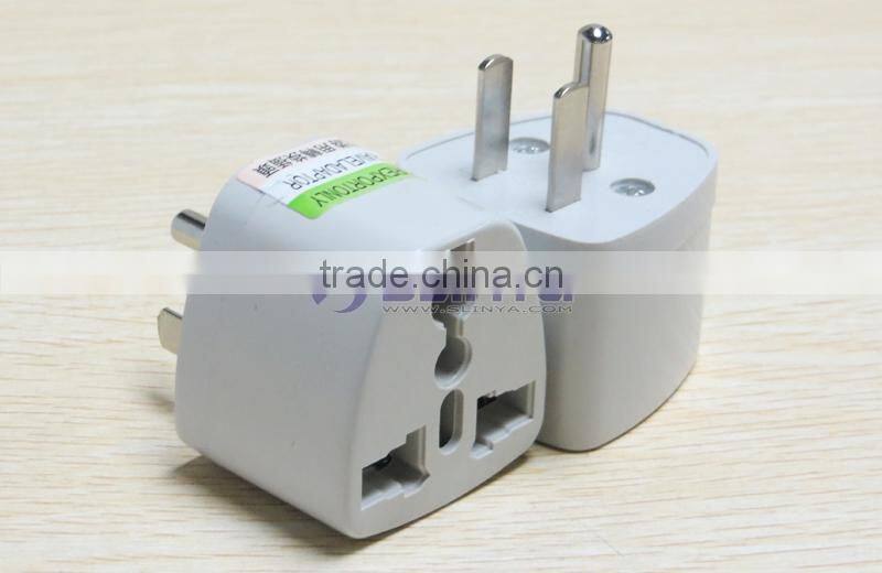 Manufacturer directly supply Universal to USA Plug Adapter with Ground Plug, 3 pin Universal AC USA Travel Adapter